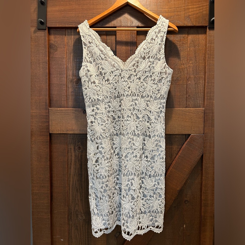 Ann Taylor Cream Dress